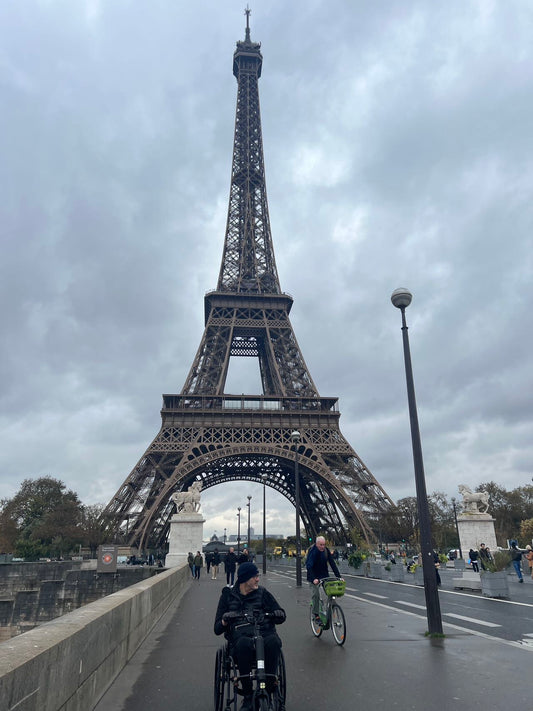 Paris Visit With My Power Wheel.