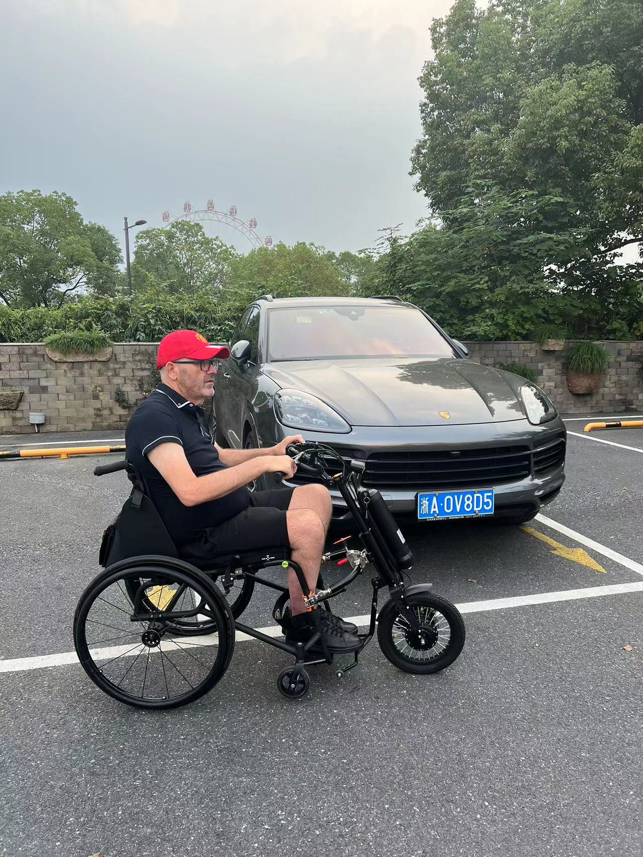  power assist wheelchair attachment super car 