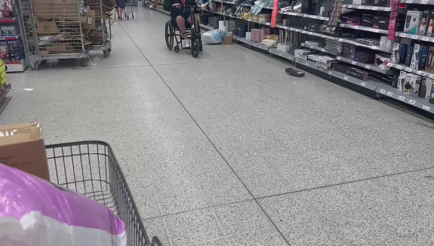  power assist wheelchair attachment supermarket 