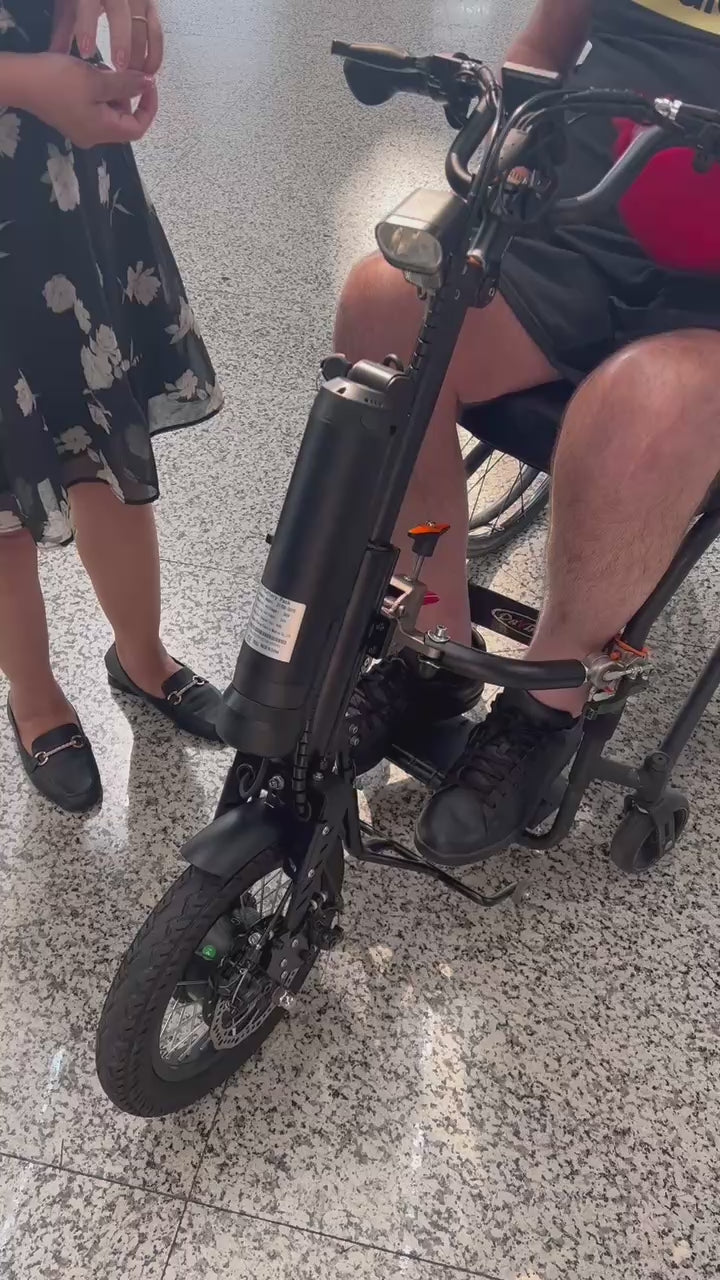  power assist wheelchair attachment battery removal