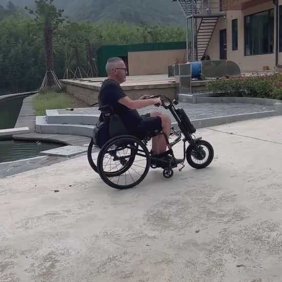 Rigid Wheelchair Power Wheel power assist wheelchair attachment 