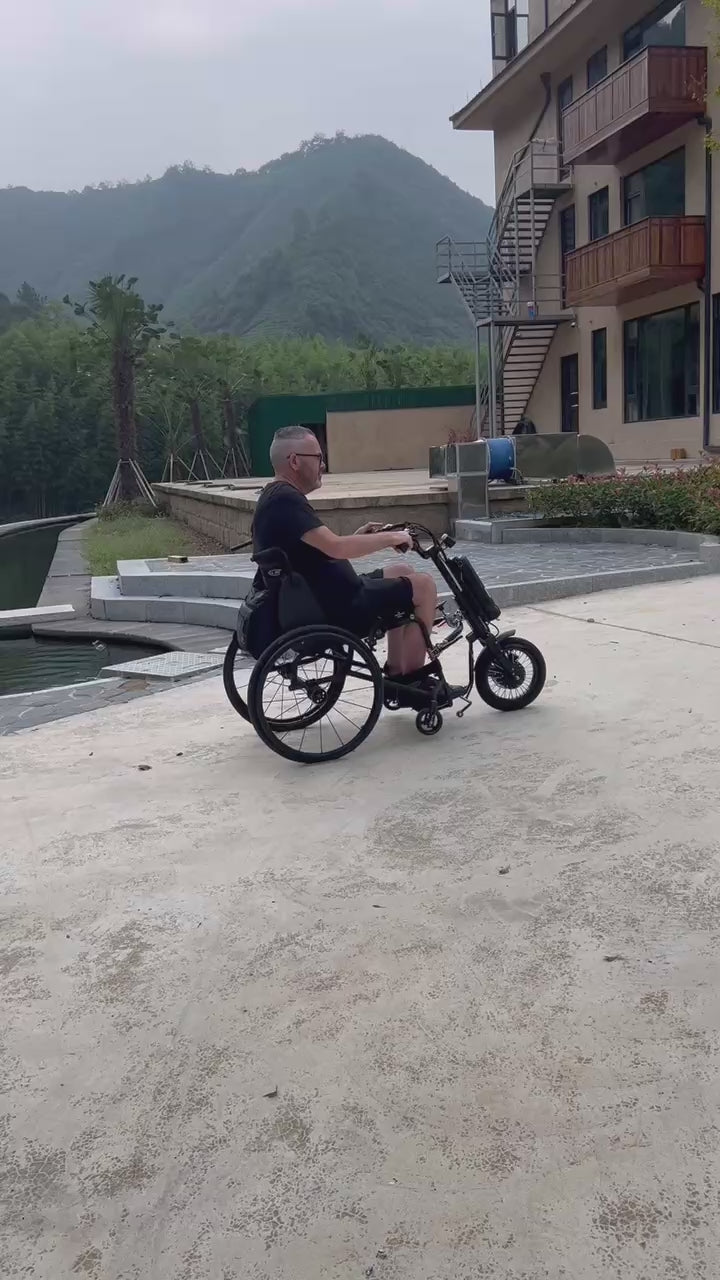 Rigid Wheelchair Power Wheel power assist wheelchair attachment 