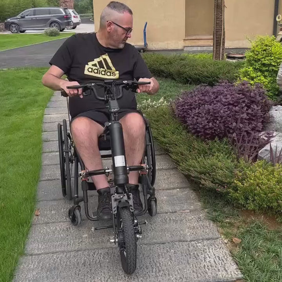  power assist wheelchair attachment reverse gear