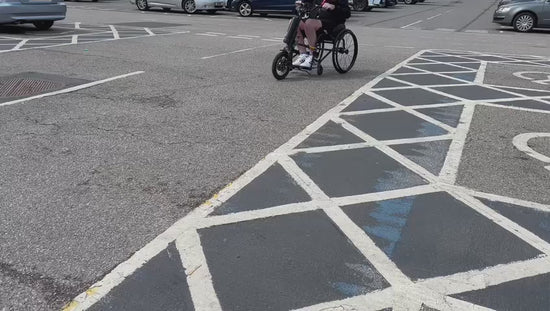  power assist wheelchair attachment car park